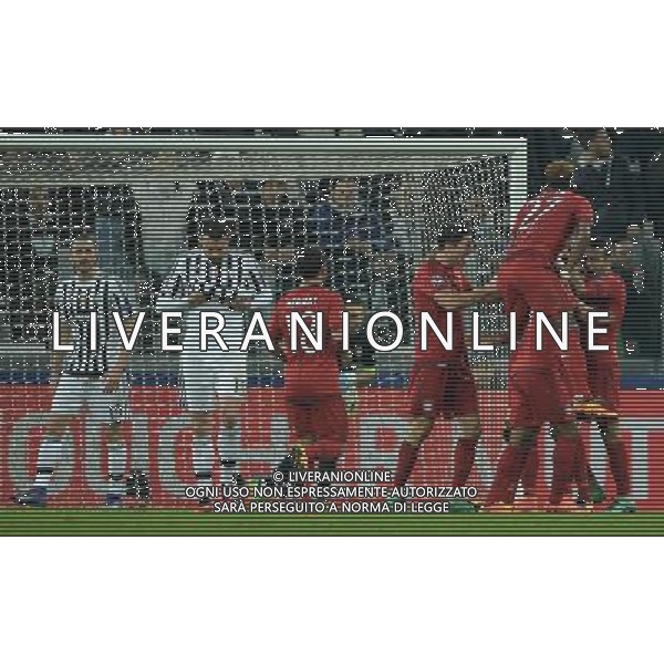 UEFA Champions League 2015/2016 Ottavi di Finale Torino - 23.02.2016 Juventus-Bayern Monaco Nella Foto: esultanza dopo il gol di muller del 0-1 /Ph.Vitez-Ag. Aldo Liverani