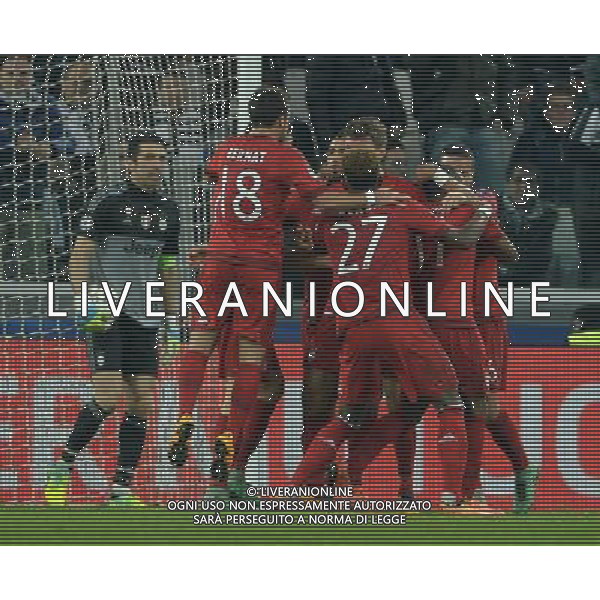 UEFA Champions League 2015/2016 Ottavi di Finale Torino - 23.02.2016 Juventus-Bayern Monaco Nella Foto: esultanza dopo il gol di muller del 0-1 /Ph.Vitez-Ag. Aldo Liverani