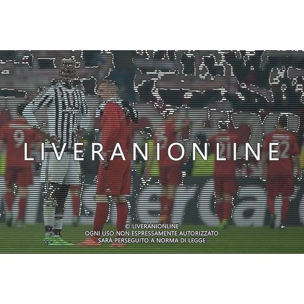UEFA Champions League 2015/2016 Ottavi di Finale Torino - 23.02.2016 Juventus-Bayern Monaco Nella Foto:pogba paul e franck ribery a fine gara /Ph.Vitez-Ag. Aldo Liverani