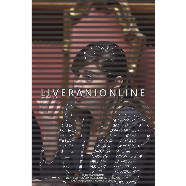 Palazzo Madama discussione del disegno di legge Mille Proroghe Roma - 24.02.2016 - nella foto: Maria Elena Boschi / Ph. Corradetti - Ag. Aldo Liverani Sas