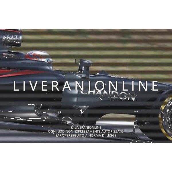 Jenson Button (GBR) McLaren MP4-31. 24.02.2016. Formula One Testing, Day Three, Barcelona, Spain. Wednesday. AG ALDO LIVERANI SAS ONLY ITALY