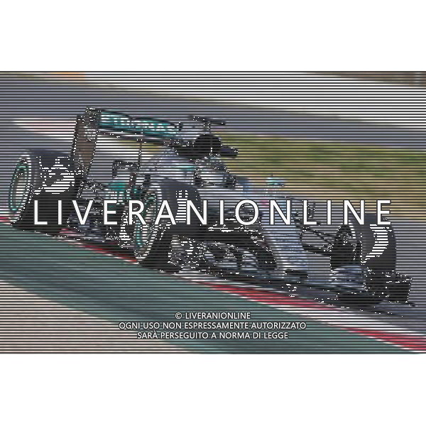 Nico Rosberg (GER) Mercedes AMG F1 W07 Hybrid. 24.02.2016. Formula One Testing, Day Three, Barcelona, Spain. Wednesday. AG ALDO LIVERANI SAS ONLY ITALY