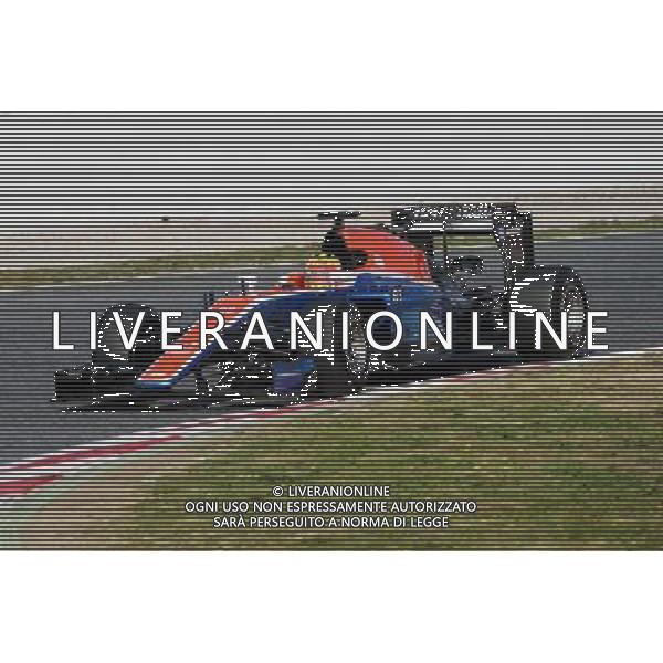 Rio Haryanto (IDN) Manor Racing MRT05. 24.02.2016. Formula One Testing, Day Three, Barcelona, Spain. Wednesday. AG ALDO LIVERANI SAS ONLY ITALY