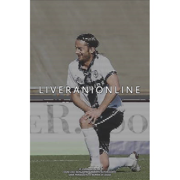 F.C. FORLí vs PARMA CALCIO 1913, Campionato di Calcio Serie D, Girone D, 28» giornata, 21/02/2016, nella foto: CROCEFISSO MIGLIETTA, IN GINOCCHIO, ©Claudio Zamagni/AGENZIA ALDO LIVERANI S.A.S.