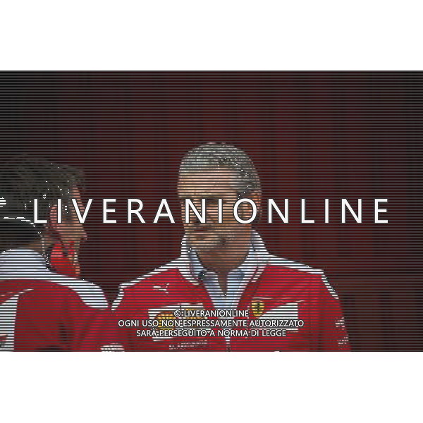 (L to R): James Allison (GBR) Ferrari Chassis Technical Director with Maurizio Arrivabene (ITA) Ferrari Team Principal. 24.02.2016. Formula One Testing, Day Three, Barcelona, Spain. Wednesday. AG ALDO LIVERANI SAS ONLY ITALY