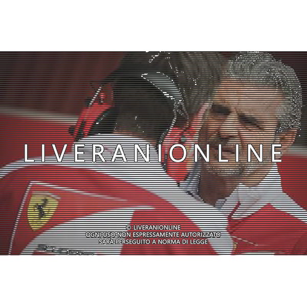 (L to R): James Allison (GBR) Ferrari Chassis Technical Director with Maurizio Arrivabene (ITA) Ferrari Team Principal. 24.02.2016. Formula One Testing, Day Three, Barcelona, Spain. Wednesday. AG ALDO LIVERANI SAS ONLY ITALY