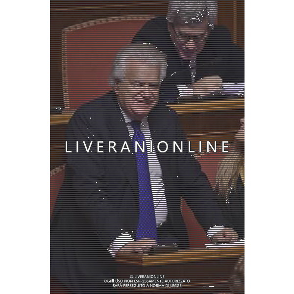 Palazzo Madama discussione del disegno di legge Mille Proroghe Roma - 24.02.2016 - nella foto: Denis Verdini / Ph. Corradetti - Ag. Aldo Liverani Sas / AGENZIA ALDO LIVERANI SAS