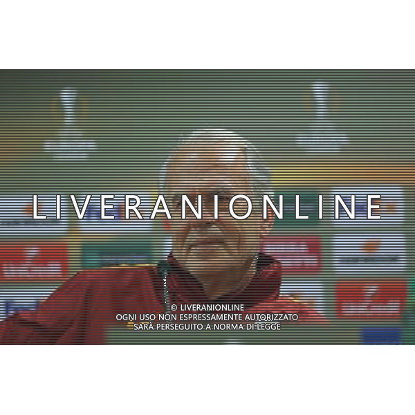 Galatasaray \' s Head coach Mustafa Denizli gives a press conference on the eve of the team\' s UEFA Europa League football match against Lazio, on February 24, 2016 at the Olimpico stadium in Roma , Italy. RZYM KONFERENCJA PRASOWA LIGA EUROPY SEZON 2015/2016 PILKA NOZNA FOT. SESKIM/NEWSPIX.PL TURKEY, UK, AUSTRIA AND GERMANY OUT !!! --- Newspix.pl / AGENZIA ALDO LIVERANI SAS - ITALY ONLY EDITORIAL USE ONLY - Conferenza Stampa Galatasaray Europa League - 24.02.2016