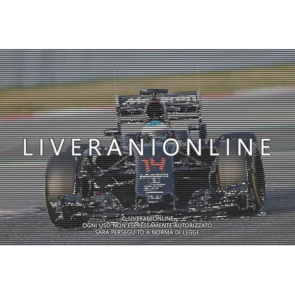 Fernando Alonso (ESP) McLaren MP4-31. 25.02.2016. Formula One Testing, Day Four, Barcelona, Spain. Thursday. AG ALDO LIVERANI SAS ONLY ITALY