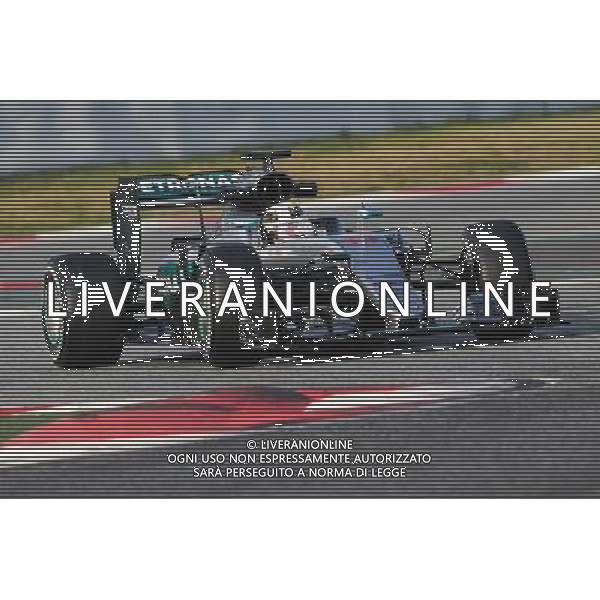 Lewis Hamilton (GBR) Mercedes AMG F1 W07 Hybrid. 25.02.2016. Formula One Testing, Day Four, Barcelona, Spain. Thursday. AG ALDO LIVERANI SAS ONLY ITALY