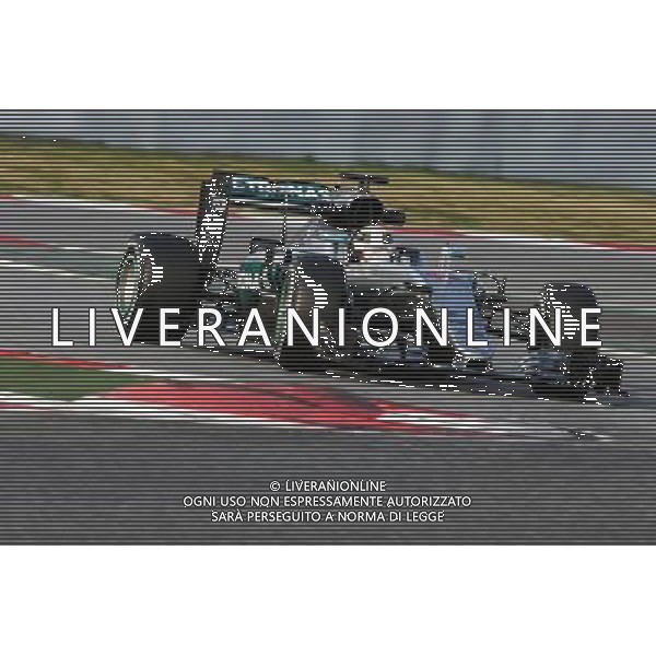 Lewis Hamilton (GBR) Mercedes AMG F1 W07 Hybrid. 25.02.2016. Formula One Testing, Day Four, Barcelona, Spain. Thursday. AG ALDO LIVERANI SAS ONLY ITALY