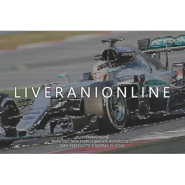 Lewis Hamilton (GBR) Mercedes AMG F1 W07 Hybrid. 25.02.2016. Formula One Testing, Day Four, Barcelona, Spain. Thursday. AG ALDO LIVERANI SAS ONLY ITALY