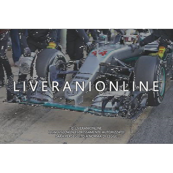Lewis Hamilton (GBR) Mercedes AMG F1 W07 Hybrid - front wing. 25.02.2016. Formula One Testing, Day Four, Barcelona, Spain. Thursday. AG ALDO LIVERANI SAS ONLY ITALY