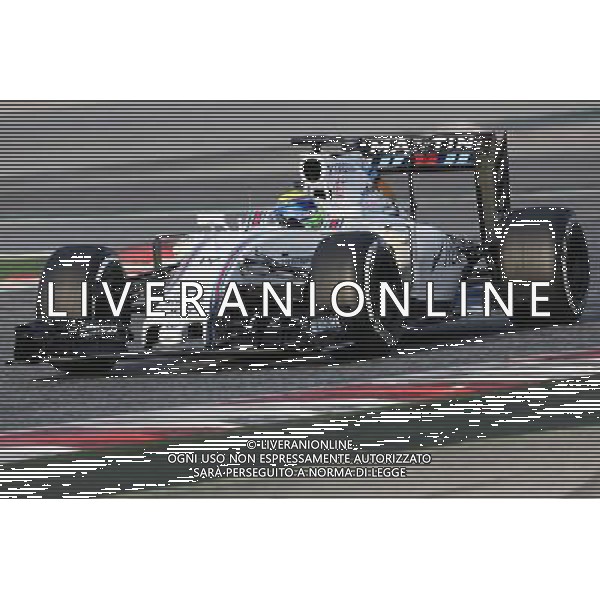 Felipe Massa (BRA) Williams FW38. 25.02.2016. Formula One Testing, Day Four, Barcelona, Spain. Thursday. AG ALDO LIVERANI SAS ONLY ITALY