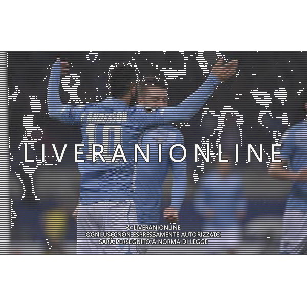 UEFA Europa League 2015-2016 sedicesimi ritorno - Roma - 25.02.2016 - Stadio Olimpico - Lazio vs Galatasaray - nella foto: esultanza dopo il gol di felipe anderson /Ph. Corradetti - Ag. Aldo Liverani Sas / AGENZIA ALDO LIVERANI SAS