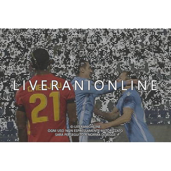 UEFA Europa League 2015-2016 sedicesimi ritorno - Roma - 25.02.2016 - Stadio Olimpico - Lazio vs Galatasaray - nella foto: Miroslav Klose esultanza dopo il gol con stefan radu /Ph. Corradetti - Ag. Aldo Liverani Sas / AGENZIA ALDO LIVERANI SAS
