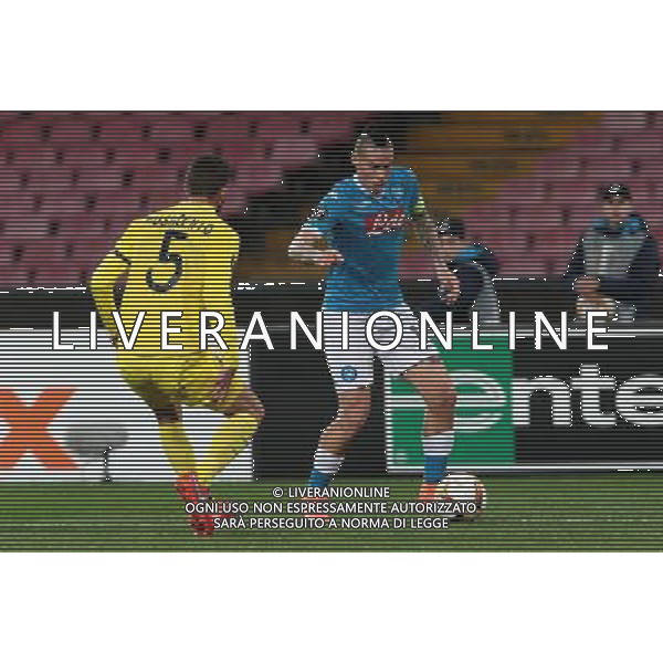 NAPOLI - VILLARREAL UEFA Europa League 2015-2016 sedicesimi ritorno 25.02.2016 NELLA FOTO MAREK HAMSIK ©MOSCA / AGENZIA ALDO LIVERANI SAS