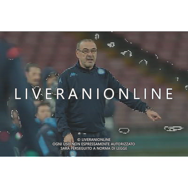 NAPOLI - VILLARREAL UEFA Europa League 2015-2016 sedicesimi ritorno 25.02.2016 NELLA FOTO MAURIZIO SARRI ©MOSCA / AGENZIA ALDO LIVERANI SAS