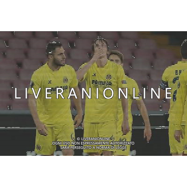 NAPOLI - VILLARREAL UEFA Europa League 2015-2016 sedicesimi ritorno 25.02.2016 NELLA FOTO ESULTANZA DOPO IL GOL DI TOMAS PINA ©MOSCA / AGENZIA ALDO LIVERANI SAS