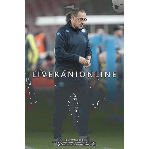 NAPOLI - VILLARREAL UEFA Europa League 2015-2016 sedicesimi ritorno 25.02.2016 NELLA FOTO MAURIZIO SARRI ©MOSCA / AGENZIA ALDO LIVERANI SAS