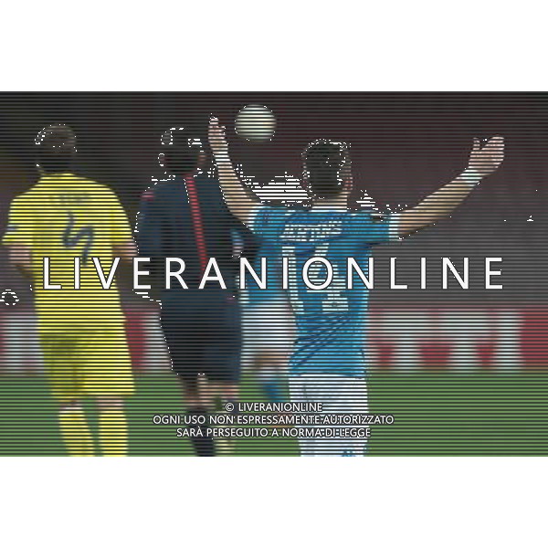 NAPOLI - VILLARREAL UEFA Europa League 2015-2016 sedicesimi ritorno 25.02.2016 NELLA FOTO LA DELUSIONE DI MERTENS ©MOSCA / AGENZIA ALDO LIVERANI SAS