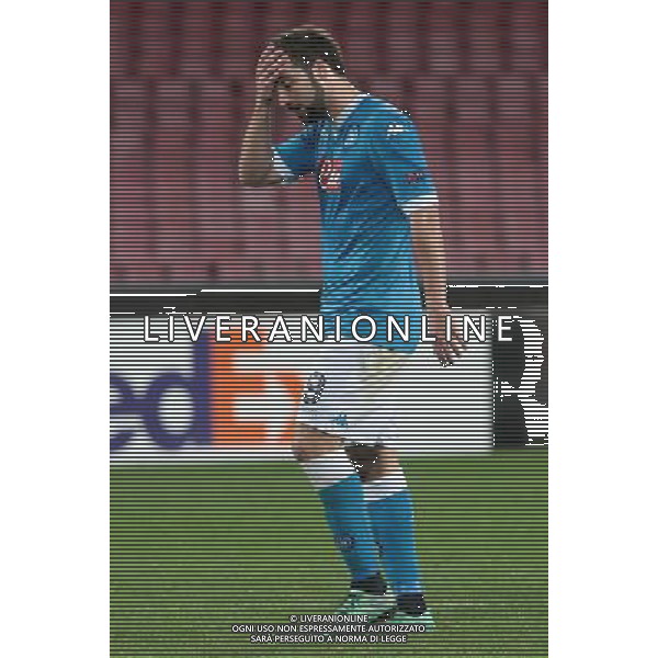 NAPOLI - VILLARREAL UEFA Europa League 2015-2016 sedicesimi ritorno 25.02.2016 NELLA FOTO LA DELUSIONE DI GONZALO HIGUAIN ©MOSCA / AGENZIA ALDO LIVERANI SAS
