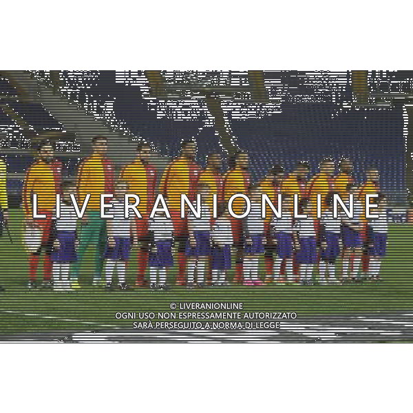 UEFA Europa League 2015-2016 sedicesimi ritorno - Roma - 25.02.2016 - Stadio Olimpico - Lazio vs Galatasaray - nella foto: La squadra del Galatasaray /Ph. Corradetti - Ag. Aldo Liverani Sas/ AGENZIA ALDO LIVERANI SAS