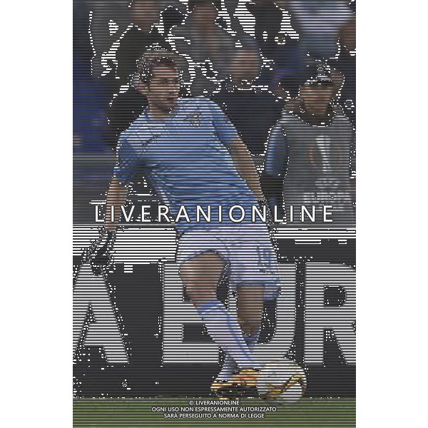 UEFA Europa League 2015-2016 sedicesimi ritorno - Roma - 25.02.2016 - Stadio Olimpico - Lazio vs Galatasaray - nella foto: Senad Lulic /Ph. Corradetti - Ag. Aldo Liverani Sas/ AGENZIA ALDO LIVERANI SAS