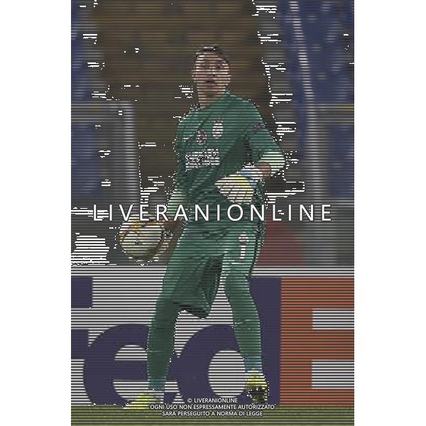 UEFA Europa League 2015-2016 sedicesimi ritorno - Roma - 25.02.2016 - Stadio Olimpico - Lazio vs Galatasaray - nella foto: Fernando Muslera /Ph. Corradetti - Ag. Aldo Liverani Sas/ AGENZIA ALDO LIVERANI SAS