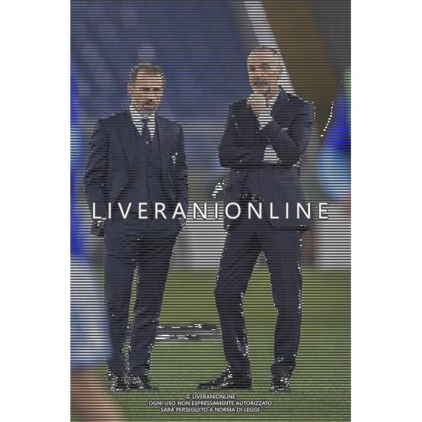 UEFA Europa League 2015-2016 sedicesimi ritorno - Roma - 25.02.2016 - Stadio Olimpico - Lazio vs Galatasaray - nella foto: Stefano Pioli e Giacomo Murelli /Ph. Corradetti - Ag. Aldo Liverani Sas/ AGENZIA ALDO LIVERANI SAS