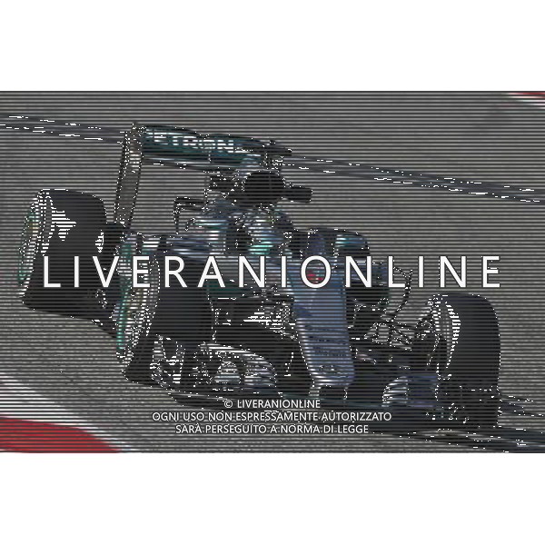 Nico Rosberg (GER) Mercedes AMG F1 W07 Hybrid. 25.02.2016. Formula One Testing, Day Four, Barcelona, Spain. Thursday. AG ALDO LIVERANI SAS ONLY ITALY