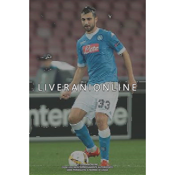 NAPOLI - VILLARREAL UEFA Europa League 2015-2016 sedicesimi ritorno 25.02.2016 NELLA FOTO RAUL ALBIOL ©MOSCA / AGENZIA ALDO LIVERANI SAS