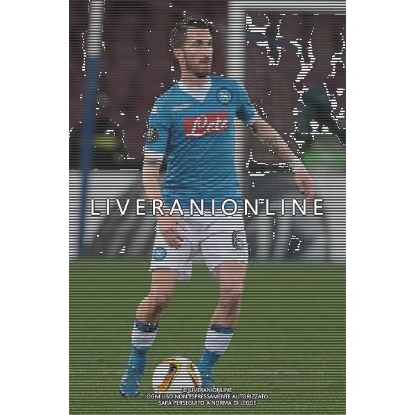 NAPOLI - VILLARREAL UEFA Europa League 2015-2016 sedicesimi ritorno 25.02.2016 NELLA FOTO MIRKO VALDIFIORI ©MOSCA / AGENZIA ALDO LIVERANI SAS