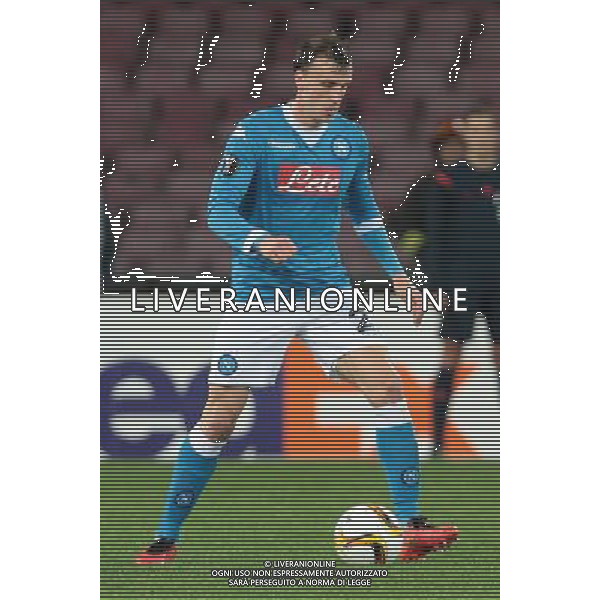 NAPOLI - VILLARREAL UEFA Europa League 2015-2016 sedicesimi ritorno 25.02.2016 NELLA FOTO VLAD CHIRICHES ©MOSCA / AGENZIA ALDO LIVERANI SAS