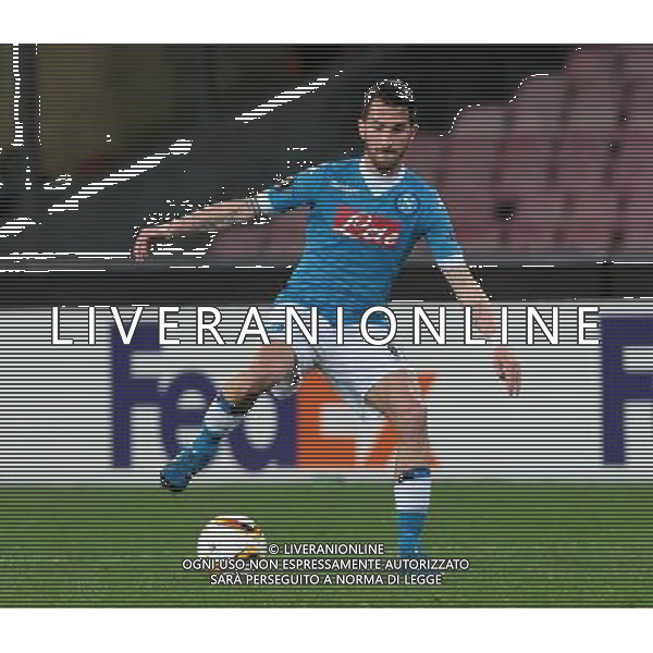 NAPOLI - VILLARREAL UEFA Europa League 2015-2016 sedicesimi ritorno 25.02.2016 NELLA FOTO MIRKO VALDIFIORI ©MOSCA / AGENZIA ALDO LIVERANI SAS