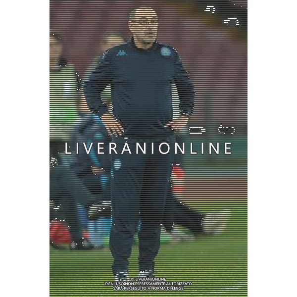 NAPOLI - VILLARREAL UEFA Europa League 2015-2016 sedicesimi ritorno 25.02.2016 NELLA FOTO MAURIZIO SARRI ©MOSCA / AGENZIA ALDO LIVERANI SAS