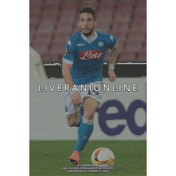 NAPOLI - VILLARREAL UEFA Europa League 2015-2016 sedicesimi ritorno 25.02.2016 NELLA FOTO DRIES MERTENS ©MOSCA / AGENZIA ALDO LIVERANI SAS