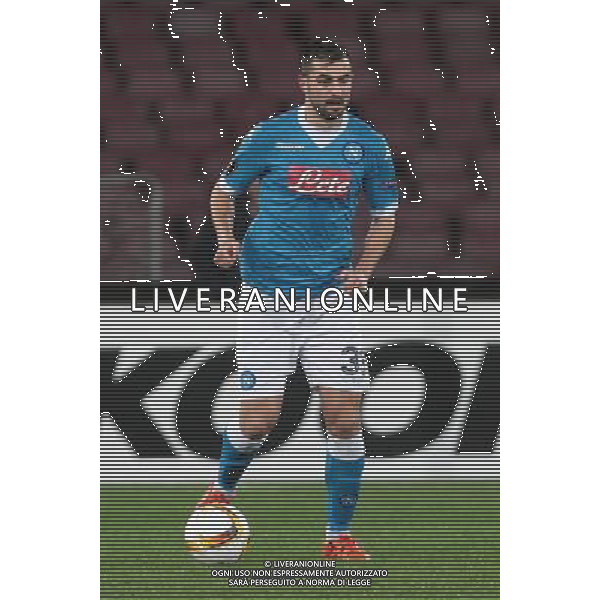 NAPOLI - VILLARREAL UEFA Europa League 2015-2016 sedicesimi ritorno 25.02.2016 NELLA FOTO RAUL ALBIOL ©MOSCA / AGENZIA ALDO LIVERANI SAS