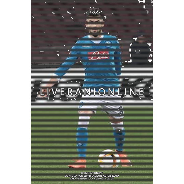 NAPOLI - VILLARREAL UEFA Europa League 2015-2016 sedicesimi ritorno 25.02.2016 NELLA FOTO ELSEID HYSAJ ©MOSCA / AGENZIA ALDO LIVERANI SAS