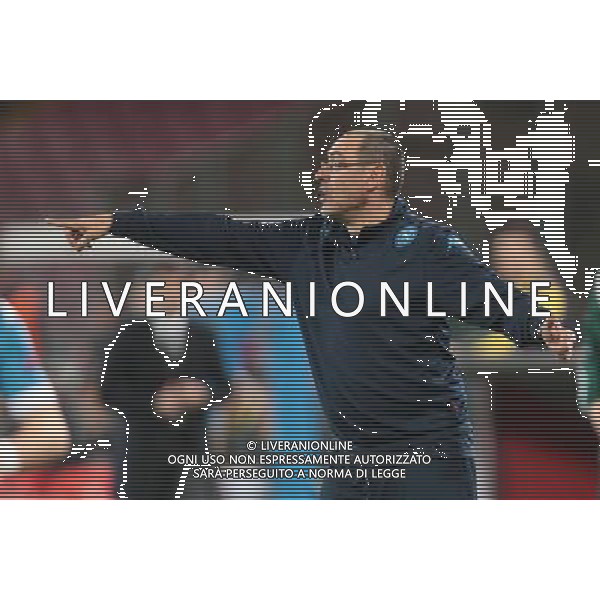 NAPOLI - VILLARREAL UEFA Europa League 2015-2016 sedicesimi ritorno 25.02.2016 NELLA FOTO MAURIZIO SARRI ©MOSCA / AGENZIA ALDO LIVERANI SAS