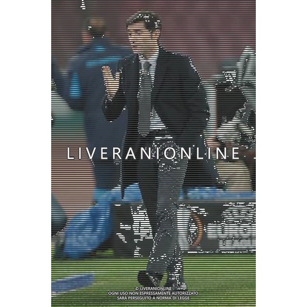 NAPOLI - VILLARREAL UEFA Europa League 2015-2016 sedicesimi ritorno 25.02.2016 NELLA FOTO MARCELINO ©MOSCA / AGENZIA ALDO LIVERANI SAS