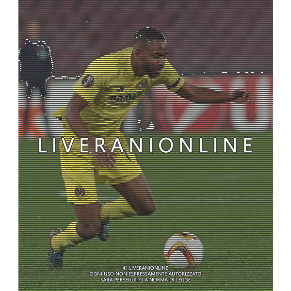 NAPOLI - VILLARREAL UEFA Europa League 2015-2016 sedicesimi ritorno 25.02.2016 NELLA FOTO CEDRIC BAKAMBU ©MOSCA / AGENZIA ALDO LIVERANI SAS