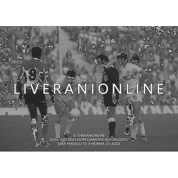 05.06.1974 (18.00) Monaco, Olympiastadion ITALIA - HAITI 3-1 NELLA FOTO GIANNI RIVERA E GIGI RIVA AG ALDO LIVERANI SAS