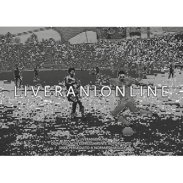 05.06.1974 (18.00) Monaco, Olympiastadion ITALIA - HAITI 3-1 NELLA FOTO GIGI RIVA AG ALDO LIVERANI SAS