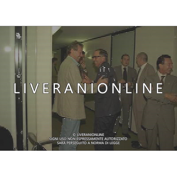 07-07-1999 MILANO RIUNIONE PRESIDENTI VIA ROSSELLINI NELLA FOTO MAURIZIO ZAMPARINI E FRANCO CARRARO AG ALDO LIVERANI SAS