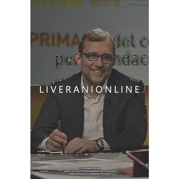 Candidati del centrosinistra a sindaco di Roma - Trasmissione TV \' In mezz\'ora \' Roma - 28.02.2016 - Studi Rai Teulada - nella foto: Roberto Giachetti / Ph. Corradetti - Ag. Aldo Liverani sas