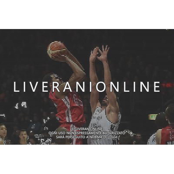 OBIETTIVO LAVORO BOLOGNA - EA7 EMPORIO ARMANI OLIMPIA MILANO BASKET LEGA A 28 FEBBRAIO 2016 NELLA FOTO MC LEAN ©OPTIMAFOTO/ AGENZIA ALDO LIVERANI SAS