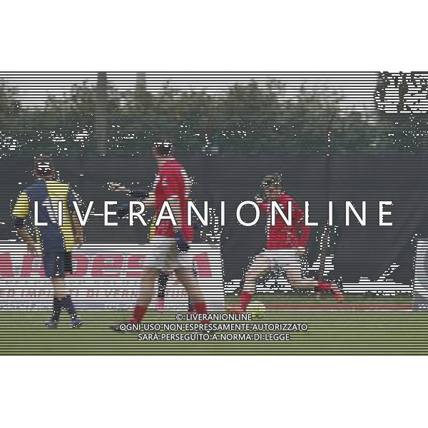 SANTARCANGELO vs SAVONA, Campionato di Calcio Lega Pro, Girone B, 24» giornata, 28/02/2016, nella foto: PLACIDO, CARICA IL TIRO, ©CLAUDIO ZAMAGNI/AGENZIA ALDO LIVERANI S.A.S.