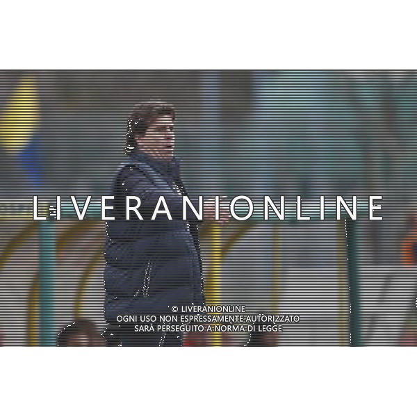 SANTARCANGELO vs SAVONA, Campionato di Calcio Lega Pro, Girone B, 24» giornata, 28/02/2016, nella foto: L\'ALLENATORE, RIOLFO GIANCARLO, DIRIGE LA FORMAZIONE, ©CLAUDIO ZAMAGNI/AGENZIA ALDO LIVERANI S.A.S.