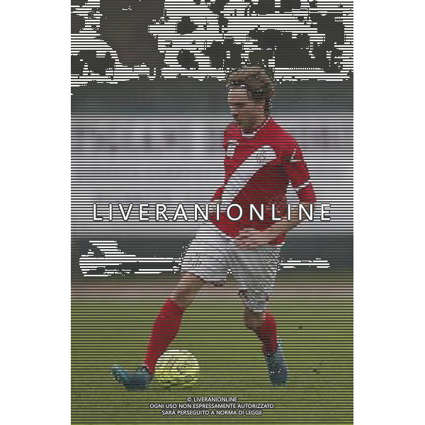 SANTARCANGELO vs SAVONA, Campionato di Calcio Lega Pro, Girone B, 24» giornata, 28/02/2016, nella foto: LEBRAN FABIO, IN AZIONE, ©CLAUDIO ZAMAGNI/AGENZIA ALDO LIVERANI S.A.S.